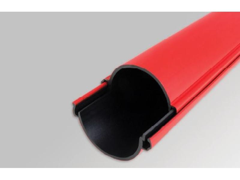 Rura osłonowa czerwona ROS-D 160 3m sztywna dzielona 11065 TT-PLAST