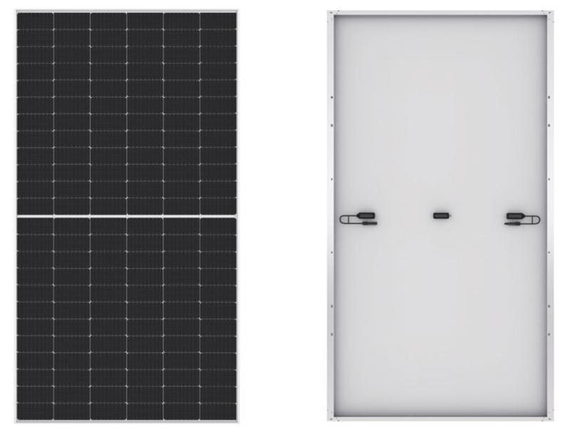 Panel fotowoltaiczny 450Wp monokrystaliczny moduł PV LR4-72HIH PERC Half-Cut rama srebrna LR4-72HIH-450M LONGI