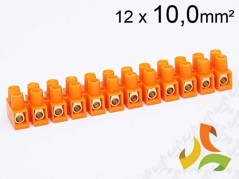 Złączka listwowa termoplastyczna LTF 12-10.0 listwa zaciskowa 12x10mm2 pomarańczowa 21512108 SIMET