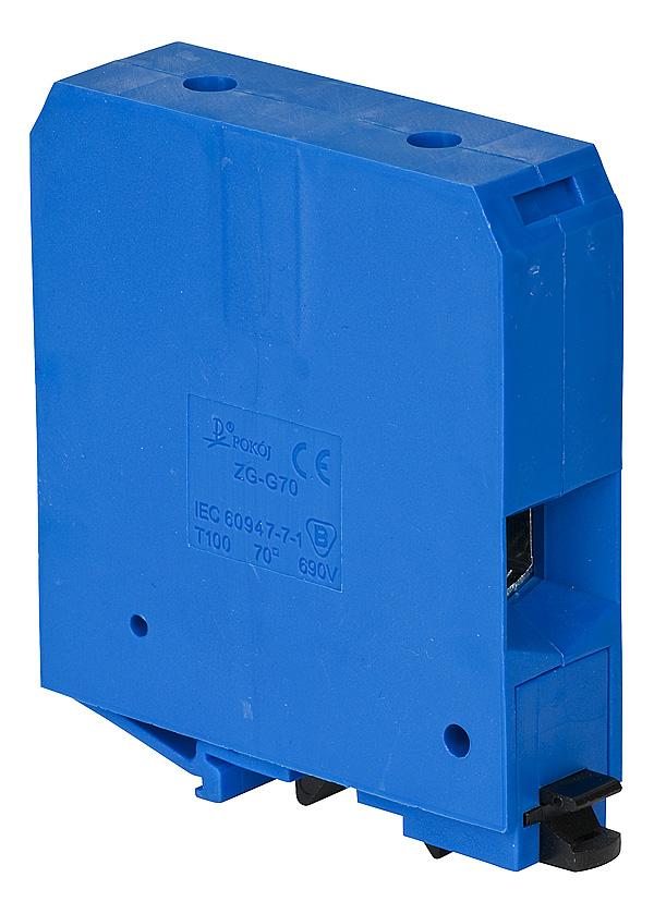 Złączka jednotorowa ZG-G70 niebieska A11-0676 POKÓJ