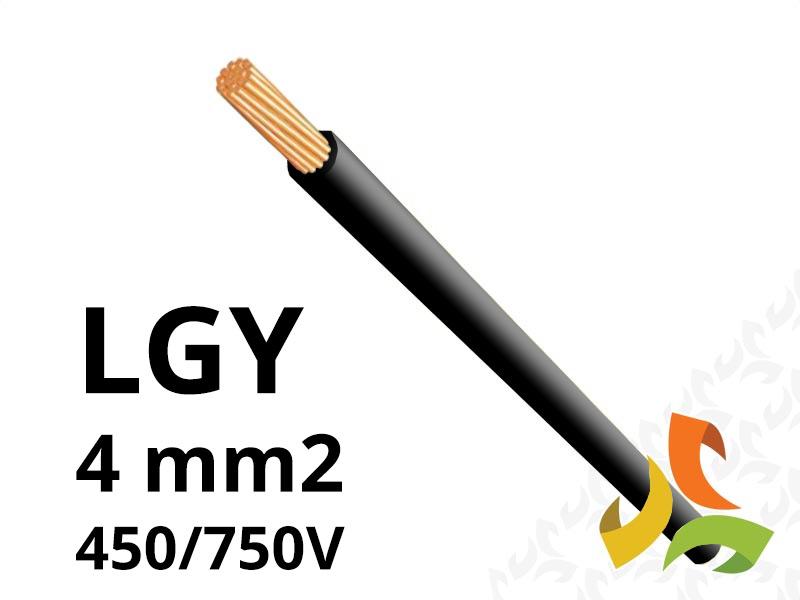 Przewód LGY 4,0 mm2 czarny (450/750V) jednożyłowy linka (krążki 100m) 29161 HELUKABEL-0