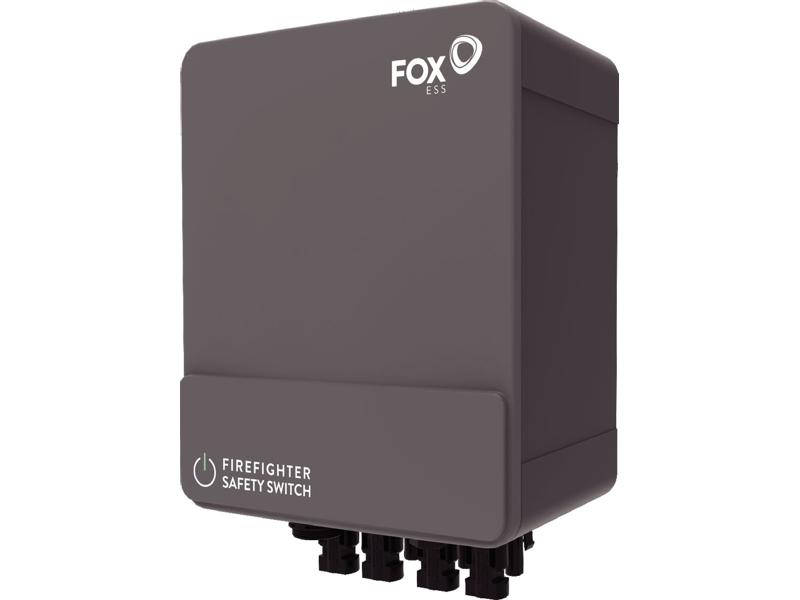 Przeciwpożarowy wyłącznik prądu do systemów fotowoltaicznych PV dla 2 MPPT 1500V DC MC4 wyłącznik silnikowy IP66 FOX-S-BOX FoxESS